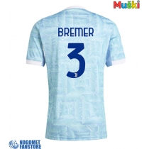 Juventus Gleison Bremer #3 Gostujuci Dres 2025-26 Kratak Rukav